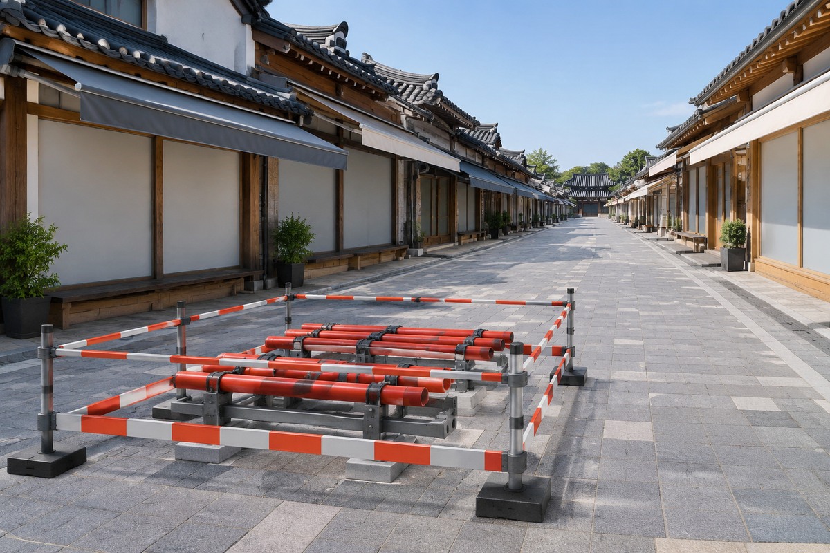 传统市场283米线路入地:如何把商户通行与街区更新排成一张表工程场景示意图